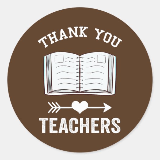 Thank You Teachers for Moms Dads Teens Graduation ラウンドシール (正面)