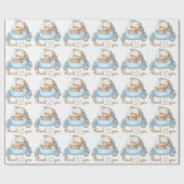 Thank You Teddy Bear Baby Showerコレクション ラッピングペーパー (フラット)
