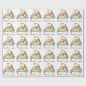 Thank You Teddy Bear Baby Showerコレクション ラッピングペーパー (フラット)