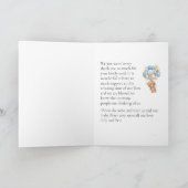 Thank you Teddy Velful Balloons Card カード (内部)