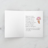 Thank you Teddy Velful Balloons Card カード (内部)