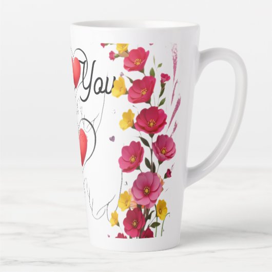 Thank You Thanks With Thanks Many Thanks カフェラテマグ (右)