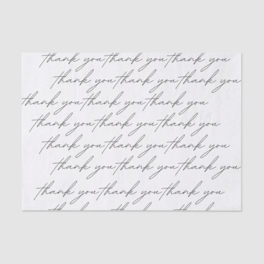 thank you Tissue Paper 薄葉紙 (正面)