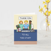 Thank You to Nuring Home Staff カード (黄色い花)