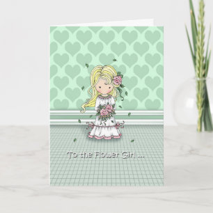 Thank You to the Flower Girl Card サンキューカード