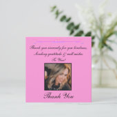 Thank You Understanding Photo Card サンキューカード (スタンド正面)