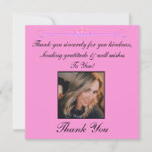 Thank You Understanding Photo Card サンキューカード (正面)