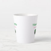 Thank You Very Matcha | Funny Matcha Latte カフェラテマグ (正面)