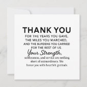 Thank You Veteran  カード (正面)