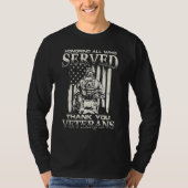 Thank You Veterans Honoring All Who Served Tシャツ (正面)