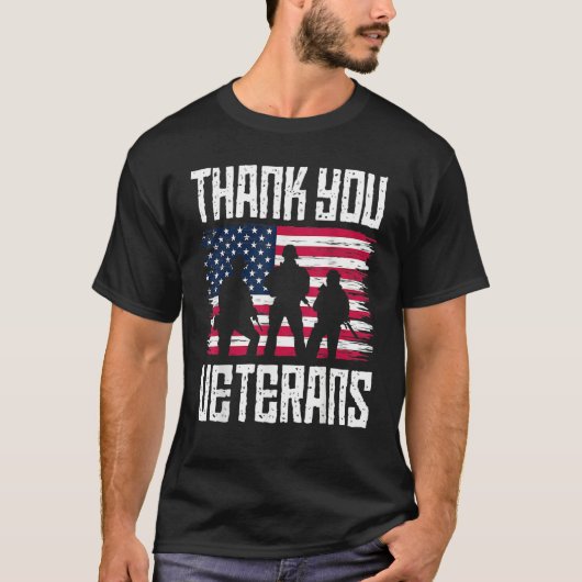 Thank you Veterans  Veterans Day 2022 Tシャツ (正面)