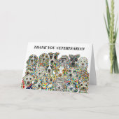 Thank You Veterinarian Card カード (正面)