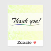 Thank You Vinyl Sticker シール (シート)