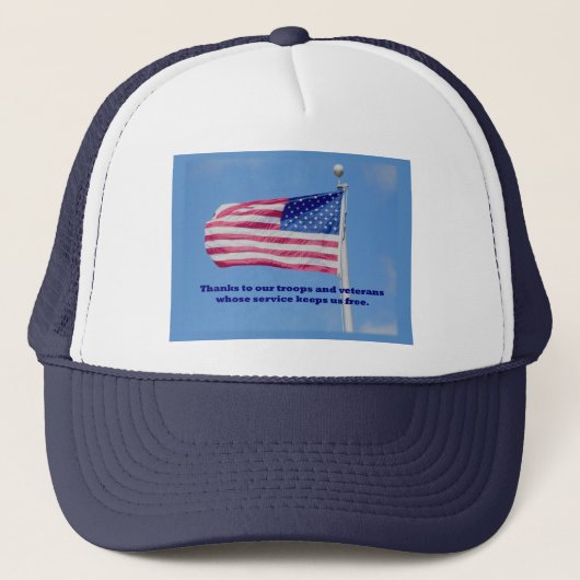 Thank You Wards American Flag キャップ (正面)