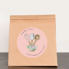 Thank you Watercolor Bakery  ラウンドシール