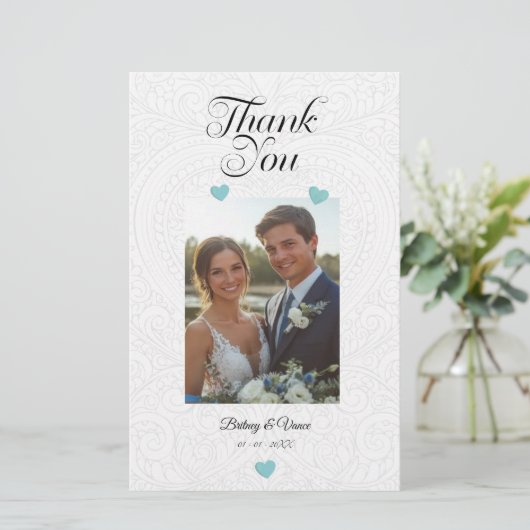 Thank You - Wedding Card 便箋 (スタンド正面)