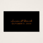 Thank You Wedding Card - Halloween Love (裏面)