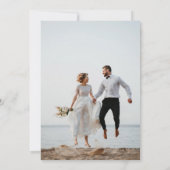 Thank You Wedding Card with Picture (Back & Front) サンキューカード (裏面)