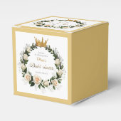 Thank You White Roses & Baby’s Breath フェイバーボックス (正面サイド)