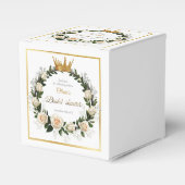 Thank You White Roses & Baby’s Breath フェイバーボックス (正面サイド)