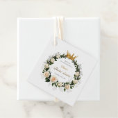 Thank You White Roses & Baby's Breath フェイバータグ (インサイチュ)