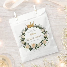 Thank You White Roses & Baby's Breath フェイバーバッグ