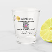 Thank You Wildflower Business Instagram Qr Code ショットグラス (正面)