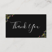 Thank You Wildflower Instagram QRコード   割引カード (裏面)