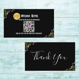 Thank You Wildflower Instagram QRコード 割引カード