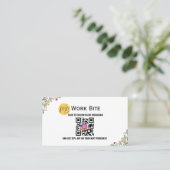 Thank You Wildflower Instagram Qr Code   割引カード (スタンド正面)