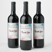 Thank You Wine Label – Elegant Appreciation Gift ワインラベル (ボトル)