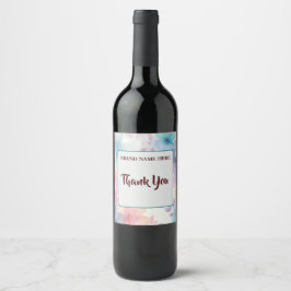 Thank You Wine Label – Elegant Appreciation Gift ワインラベル