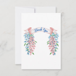 Thank You Wisteria Flowers サンキューカード