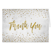 Thank You with Gold Foilハート紙吹雪 (正面横)