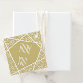 Thank You Wonky Lines 60番号パターン金ゴールド/白 フェイバータグ (インサイチュ)