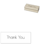 Thank You Wood Art Stamp ラバースタンプ (押印)