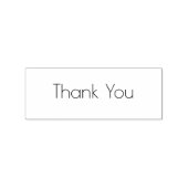 Thank You Wood Art Stamp ラバースタンプ (インプリント)