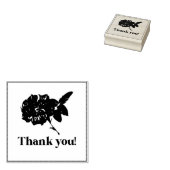 Thank you Wood Stamp ラバースタンプ (押印)
