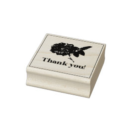 Thank you Wood Stamp ラバースタンプ
