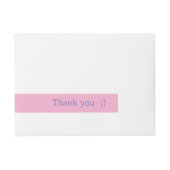Thank you wraping  label great for seal ラップアラウンド宛名ラベル (正面)