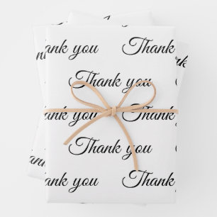 Thank you Wrapping紙 ラッピングペーパーシート
