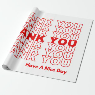 Thank You Wrapping紙Small Business ラッピングペーパー
