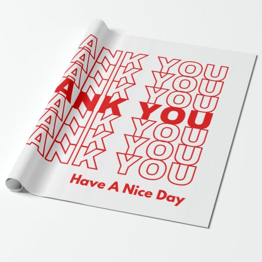 Thank You Wrapping紙Small Business ラッピングペーパー (アンロールド)