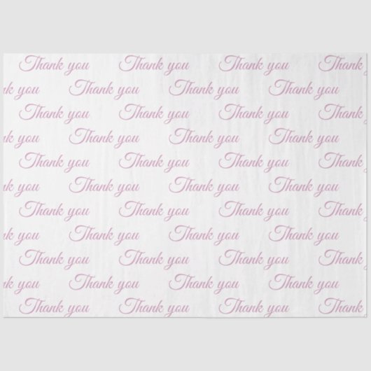 Thank you Wrapping paper  薄葉紙 (正面)