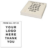 Thank You Your Business Logoカスタム ラバースタンプ (押印)