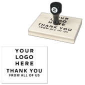 Thank You Your Business Logoカスタム ラバースタンプ (押印)