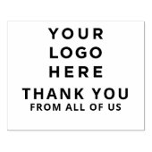 Thank You Your Business Logoカスタム ラバースタンプ (インプリント)