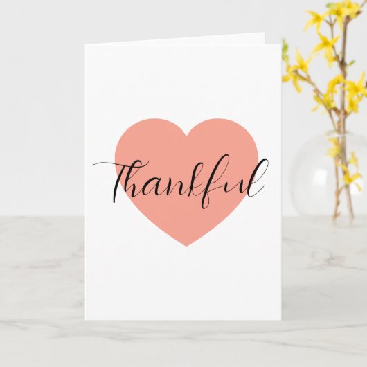 Thankful カード (黄色い花)