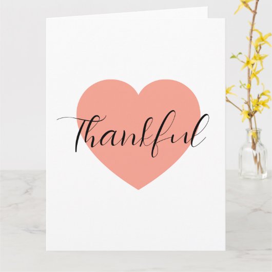 Thankful カード (黄色い花)