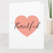 Thankful カード (正面)